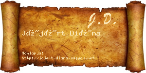 Jójárt Diána névjegykártya